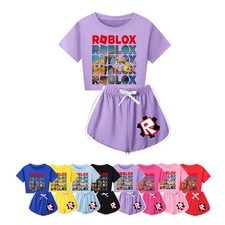 Kids Girls Roblox Short Sleeve
