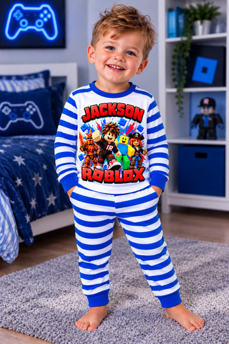 Personalised roblox pyjamas - roblox,