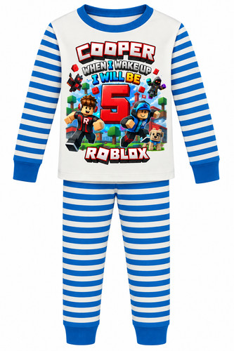 Personalised roblox pyjamas - roblox,